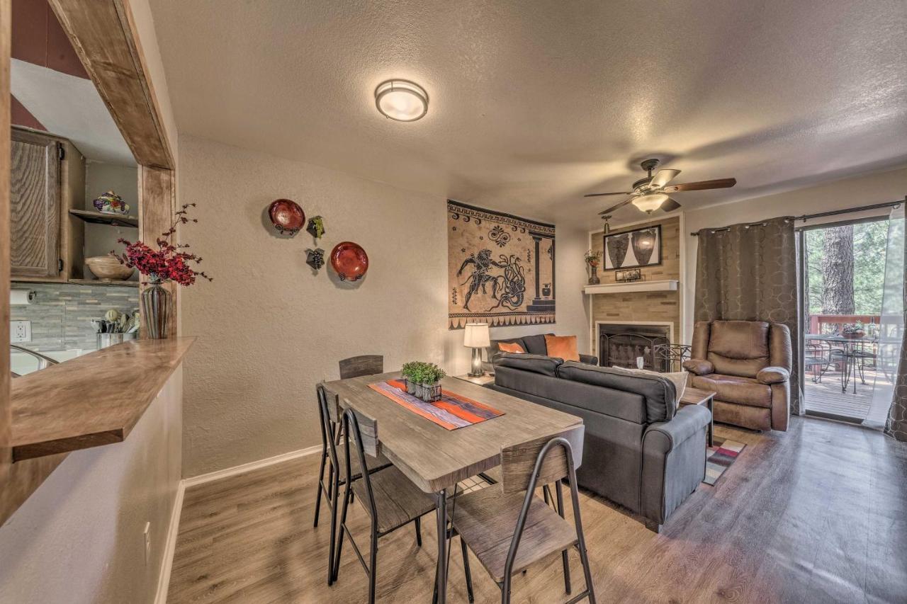 Forested Ruidoso Condo With Deck And Fireplace! Ngoại thất bức ảnh