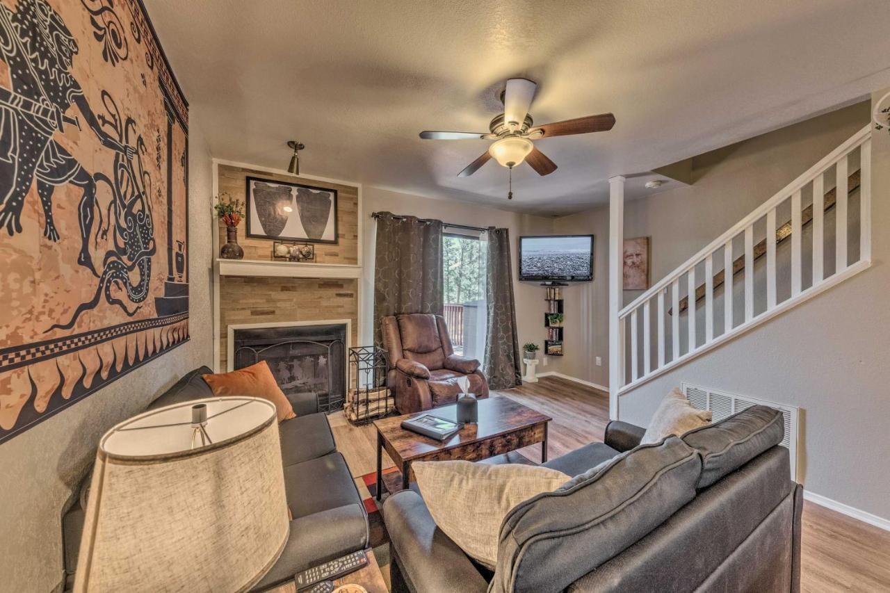 Forested Ruidoso Condo With Deck And Fireplace! Ngoại thất bức ảnh