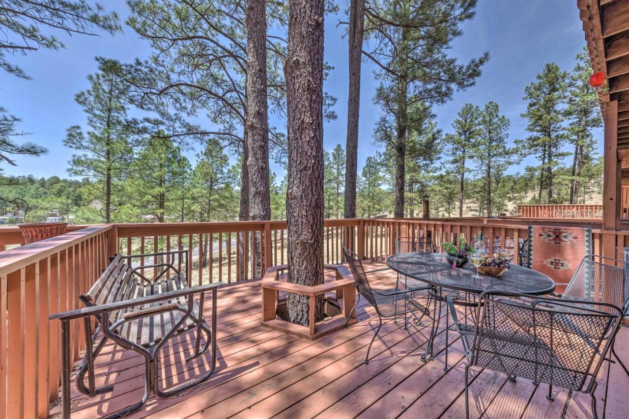 Forested Ruidoso Condo With Deck And Fireplace! Ngoại thất bức ảnh